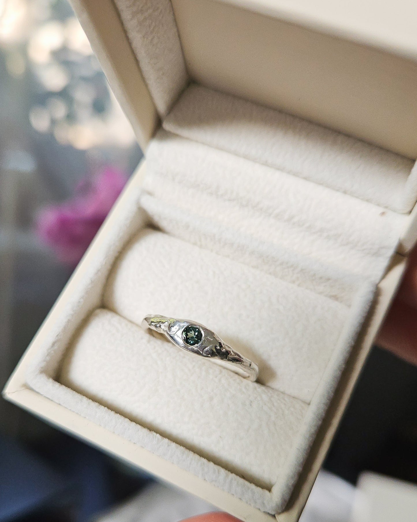 Lidia ring with tourmaline