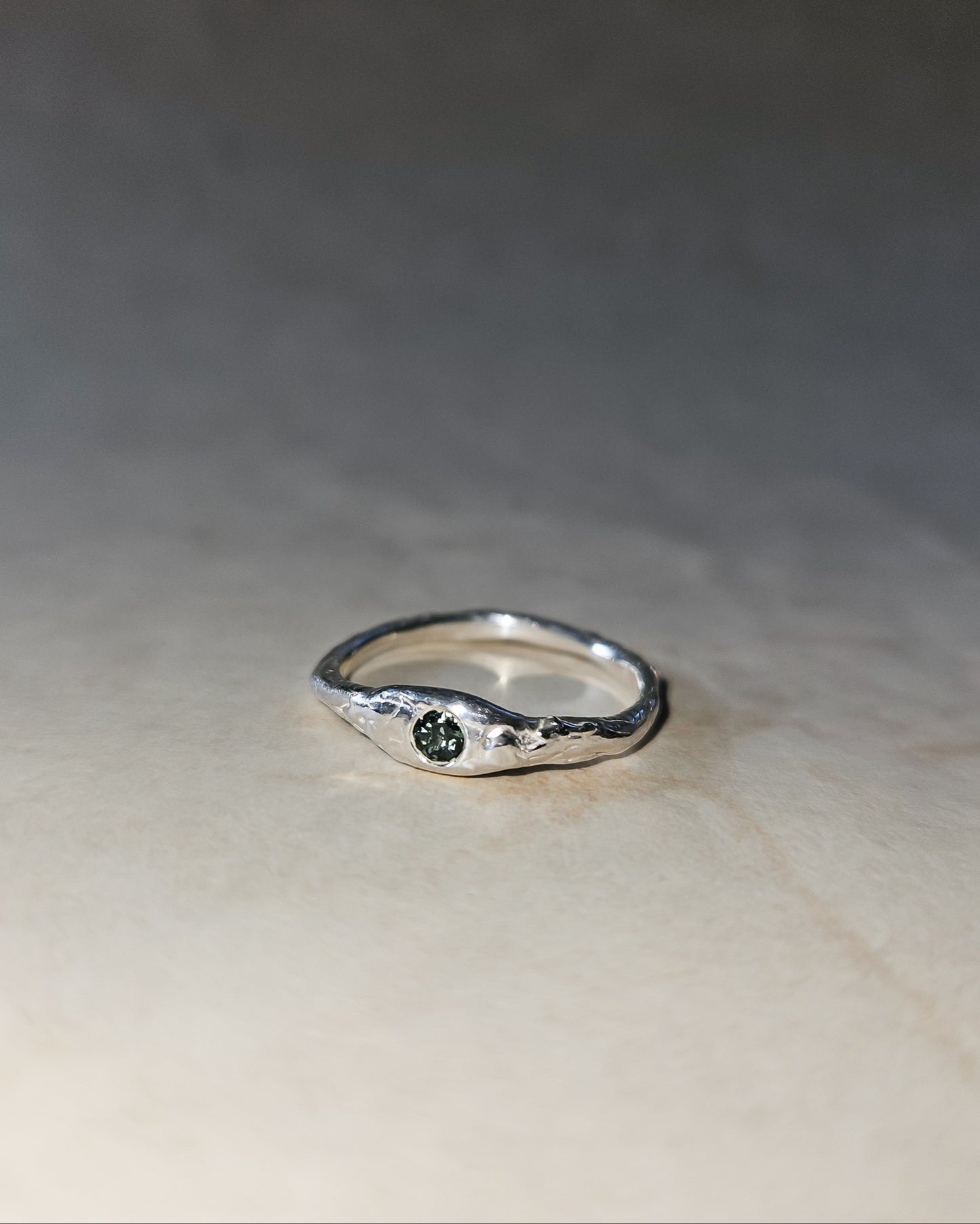 Lidia ring with tourmaline