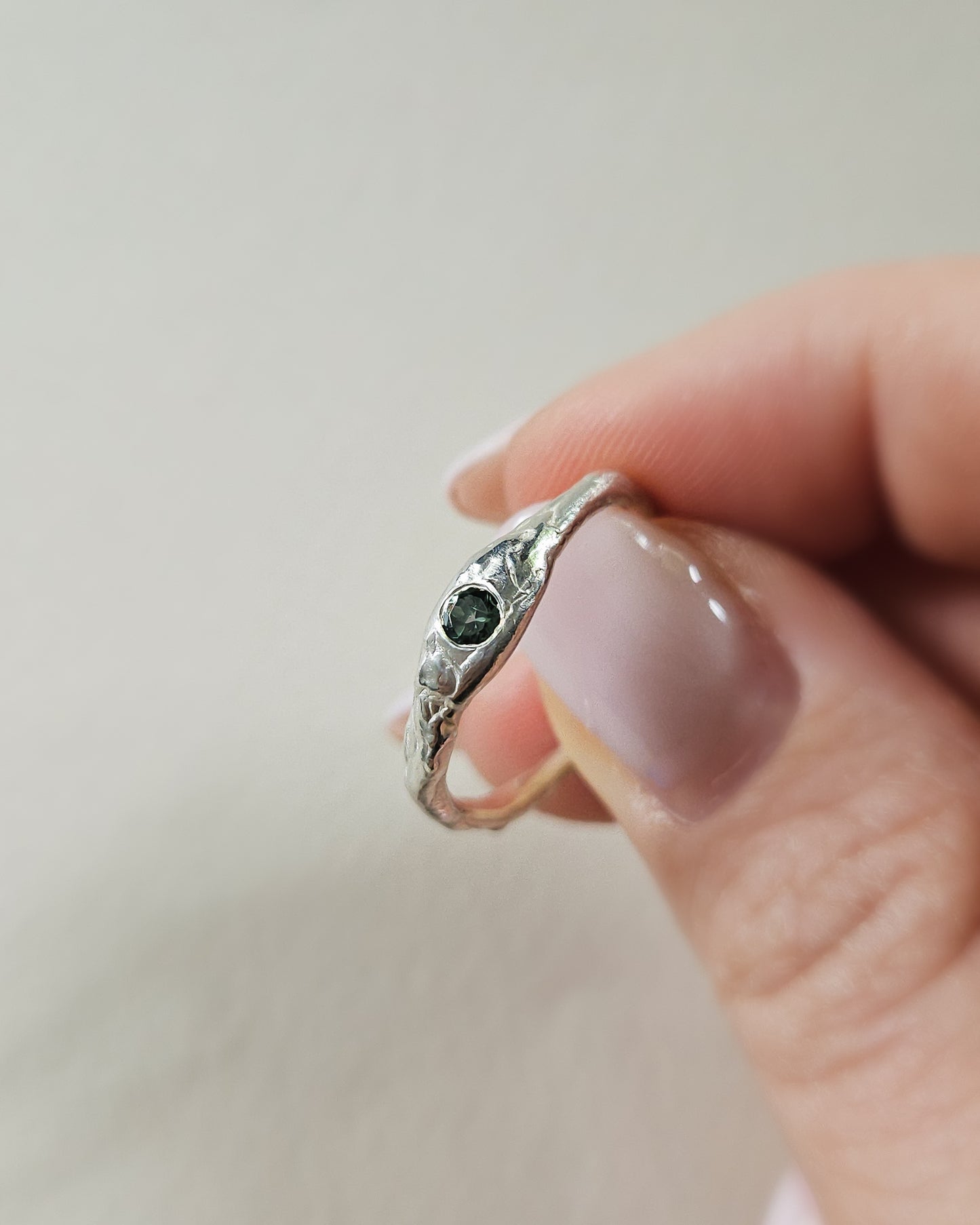 Lidia ring with tourmaline