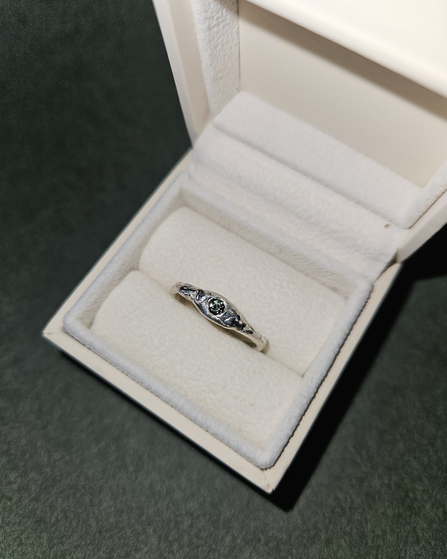 Lidia ring with tourmaline